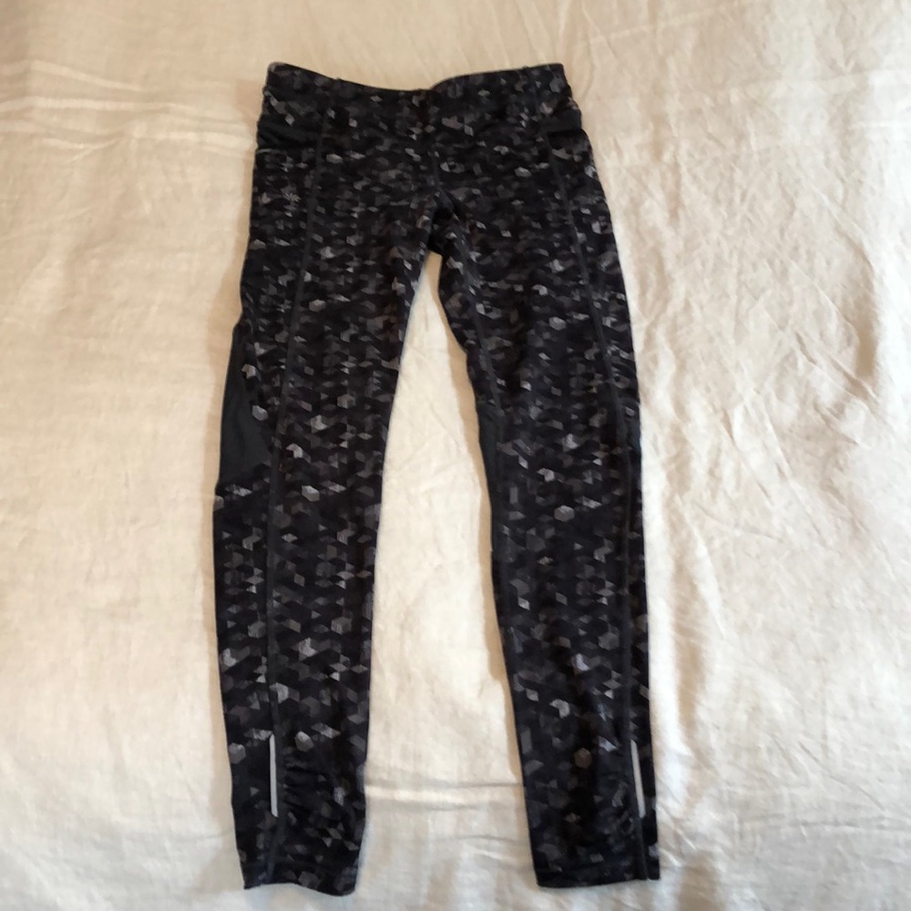 Athleta athletic leggings - black and gray - size XS